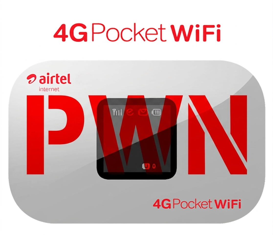 PWN : 4G POCKET WIFI AIRTEL RDC
